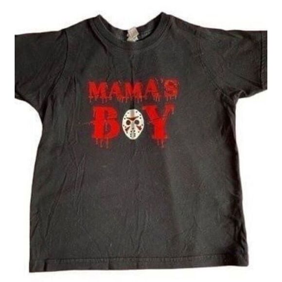 Rabbit skins mamas boy Childs Jason horror movie unisex T-shirt, 6/7 - Picture 1 of 4